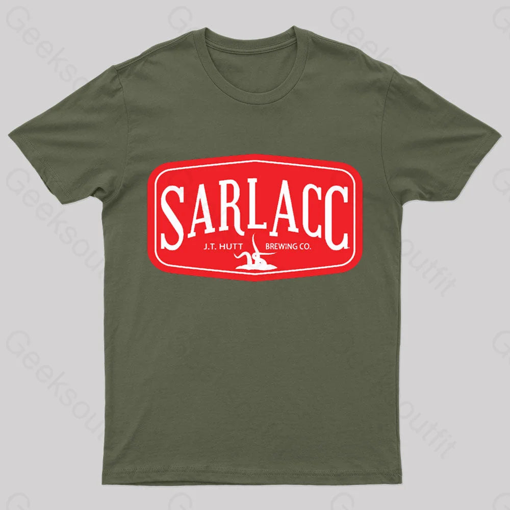 Sarlacc Nerd T-Shirt Army Green / S
