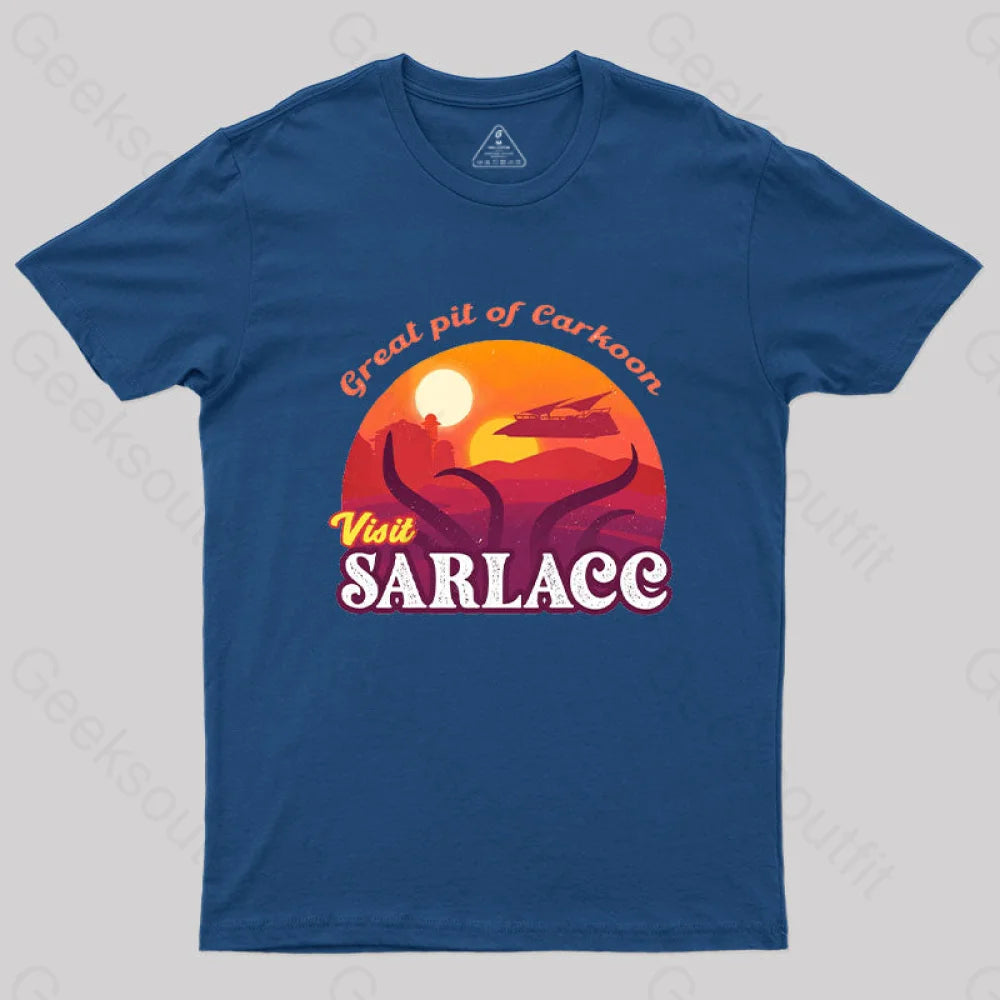 Sarlacc. The Great Pit Of Carkoon T-Shirt Navy / S