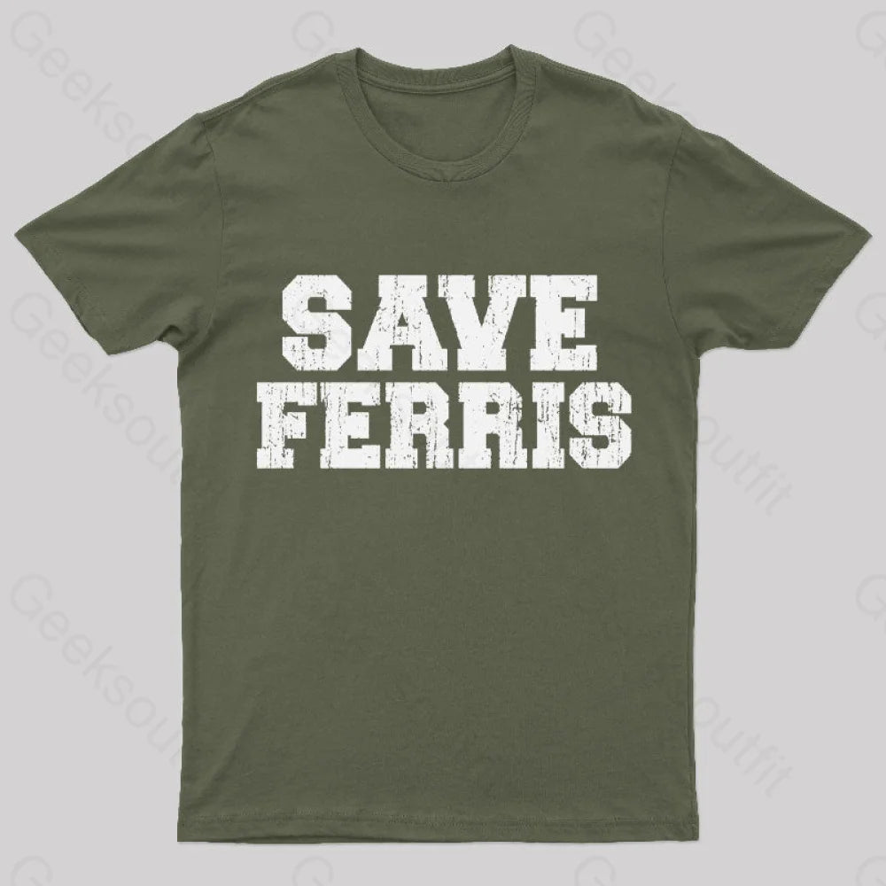 Save Ferris T-Shirt Army Green / S