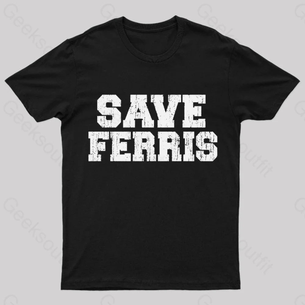 Save Ferris T-Shirt Black / S