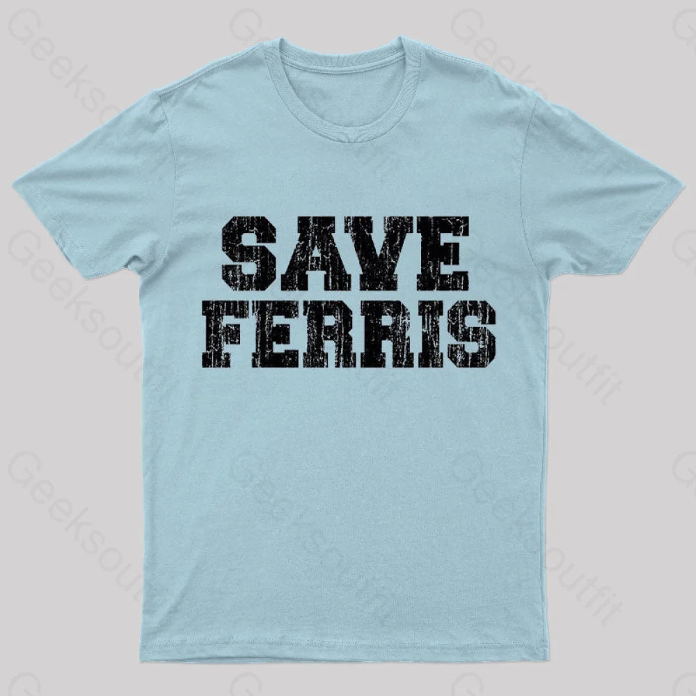 Save Ferris T-Shirt Light Blue / S