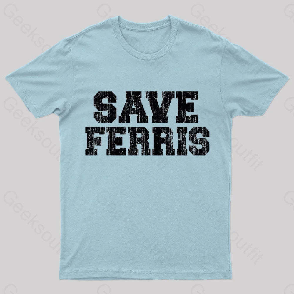 Save Ferris T-Shirt Light Blue / S