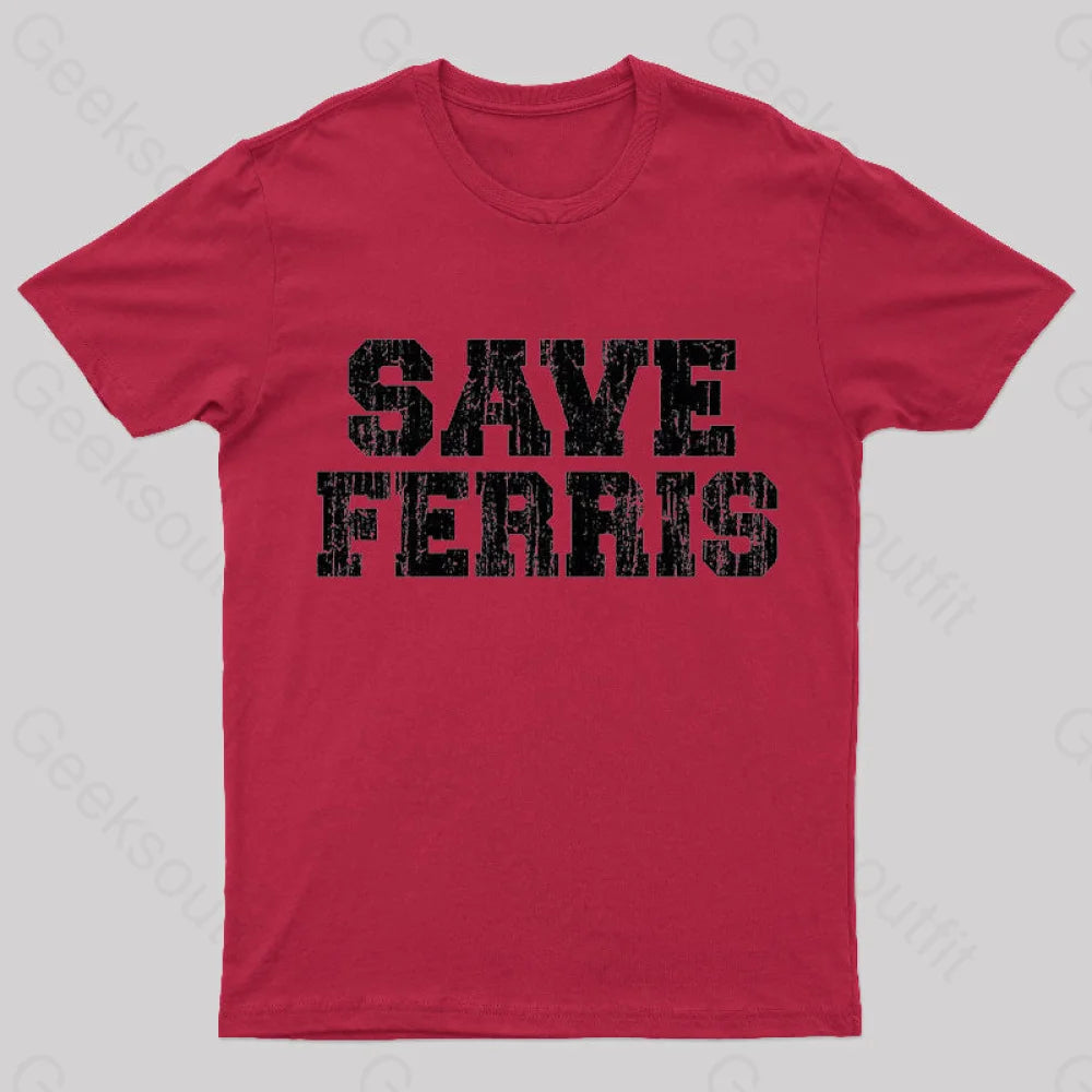 Save Ferris T-Shirt Red / S