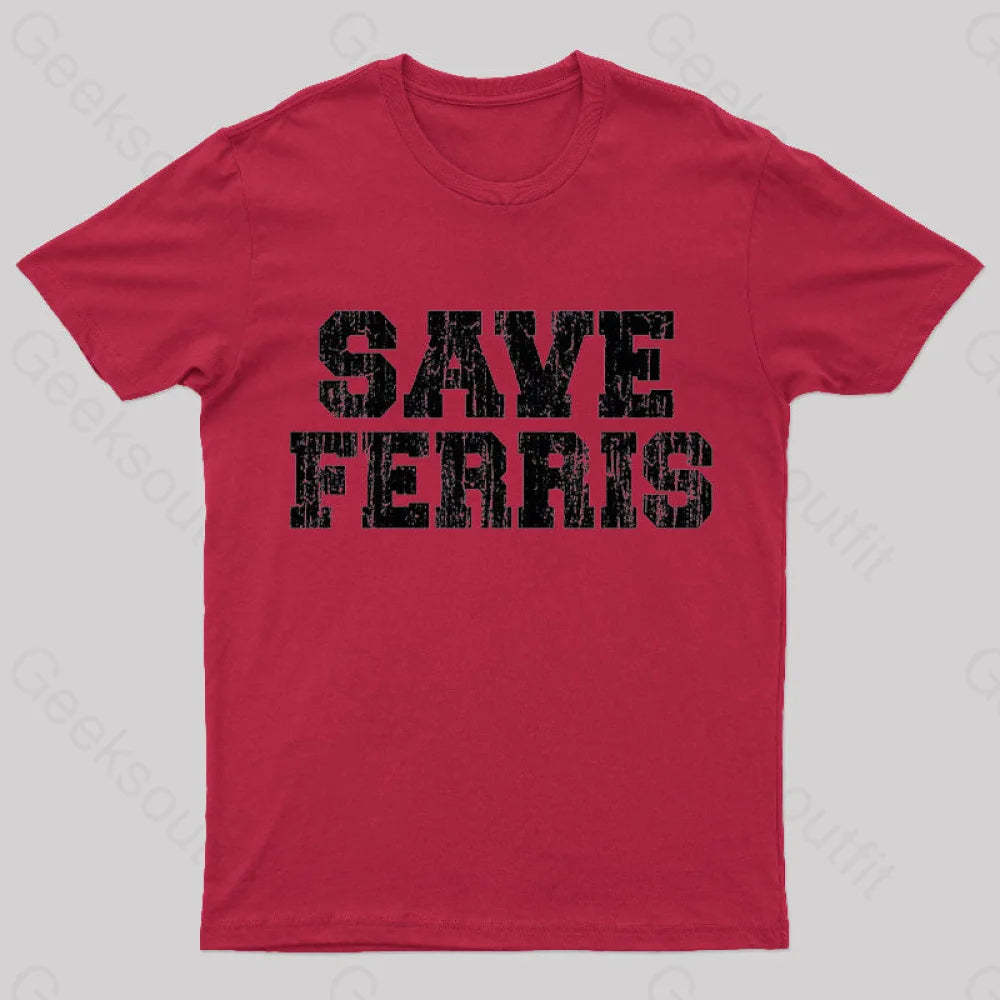 Save Ferris T-Shirt Red / S