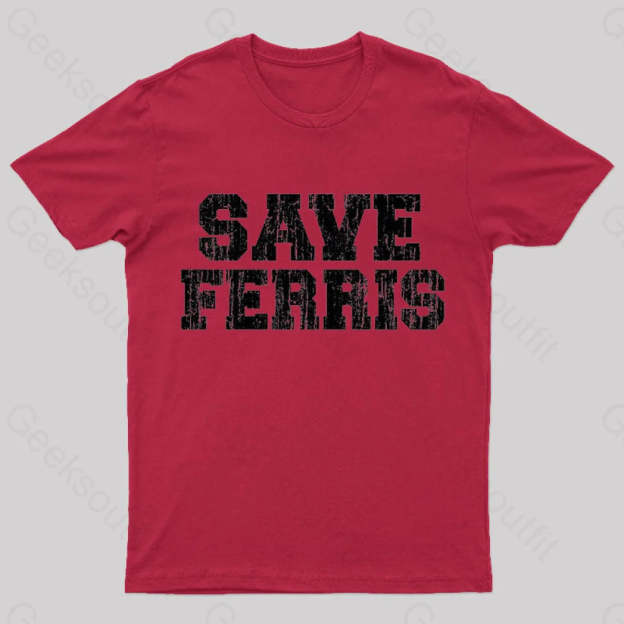 Save Ferris T-Shirt Red / S