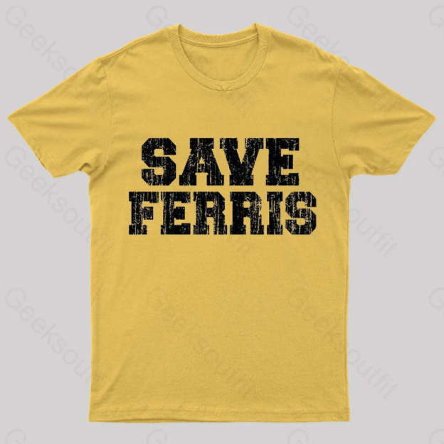Save Ferris T-Shirt Yellow / S