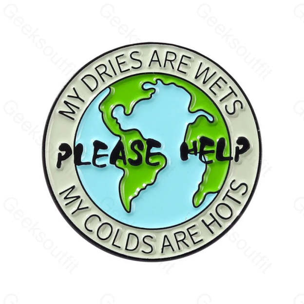 Save The Earth Enamel Pins - Geeksoutfit