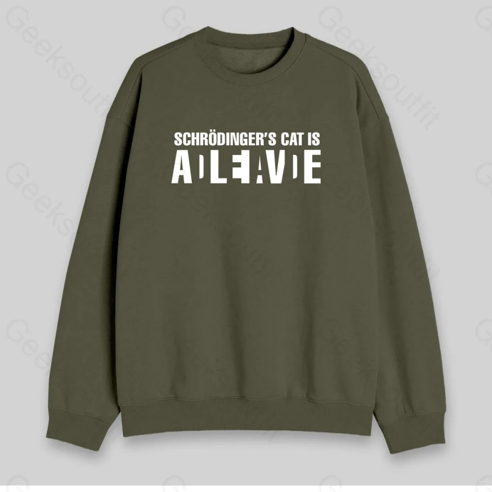 Schr?dinger's Cat ADLEIAVDE Sweatshirt - Geeksoutfit