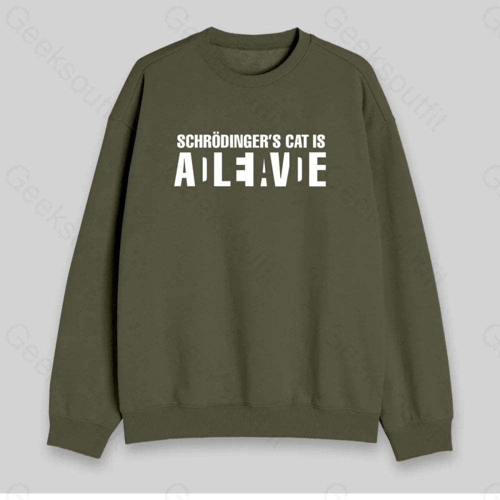 Schr?dinger's Cat ADLEIAVDE Sweatshirt - Geeksoutfit
