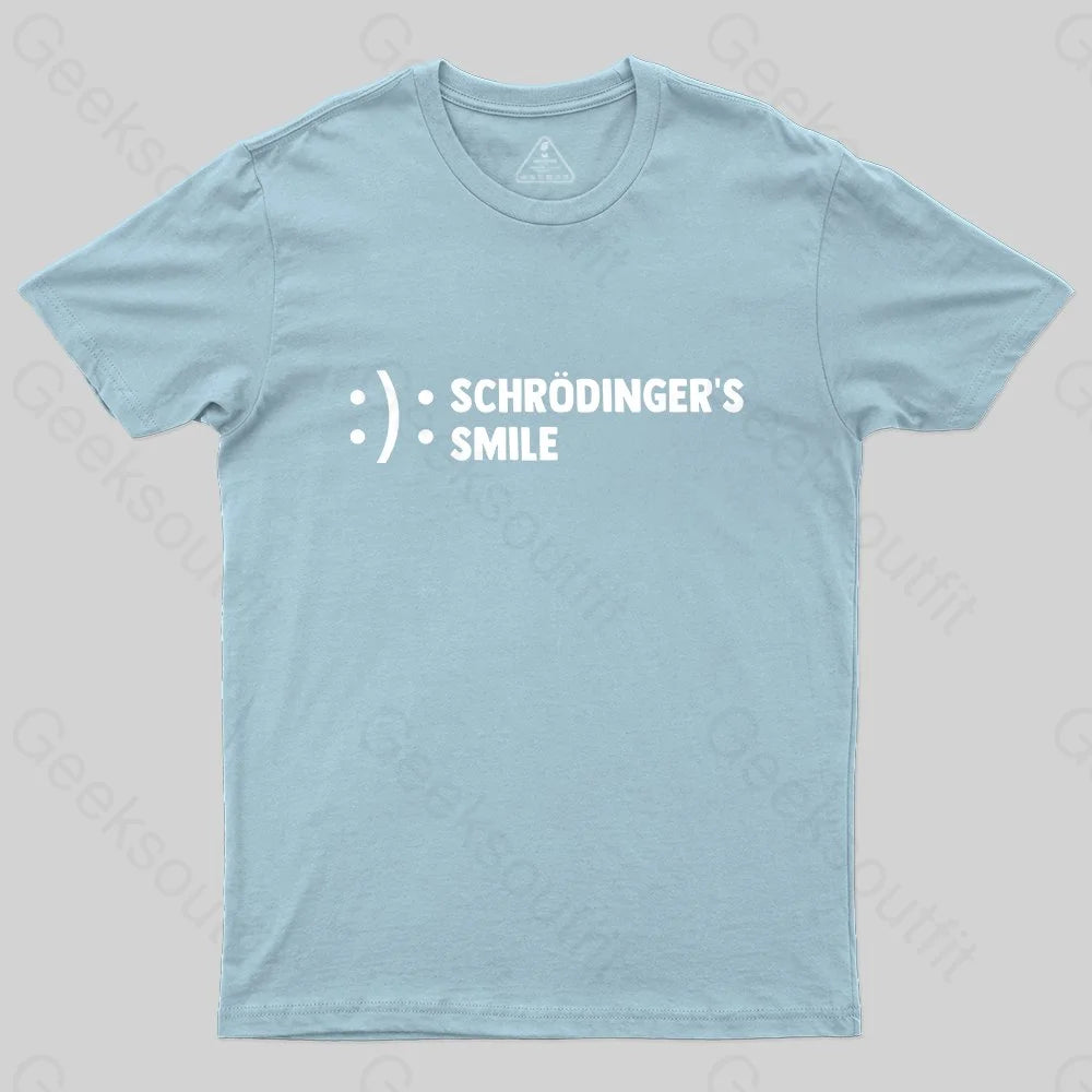 Schr?dinger's Smile T-Shirt - Geeksoutfit