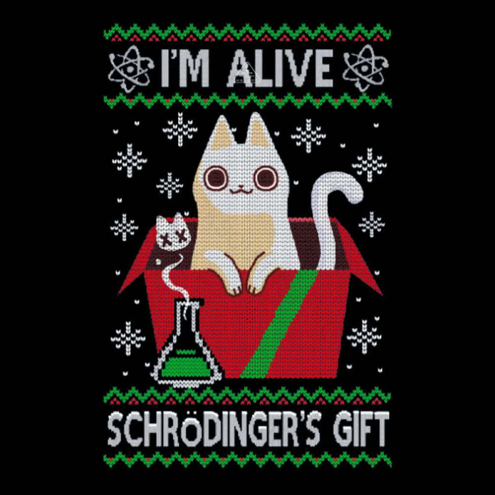 Schrdinger’s Gift - Ugly Christmas Sweater T-Shirt