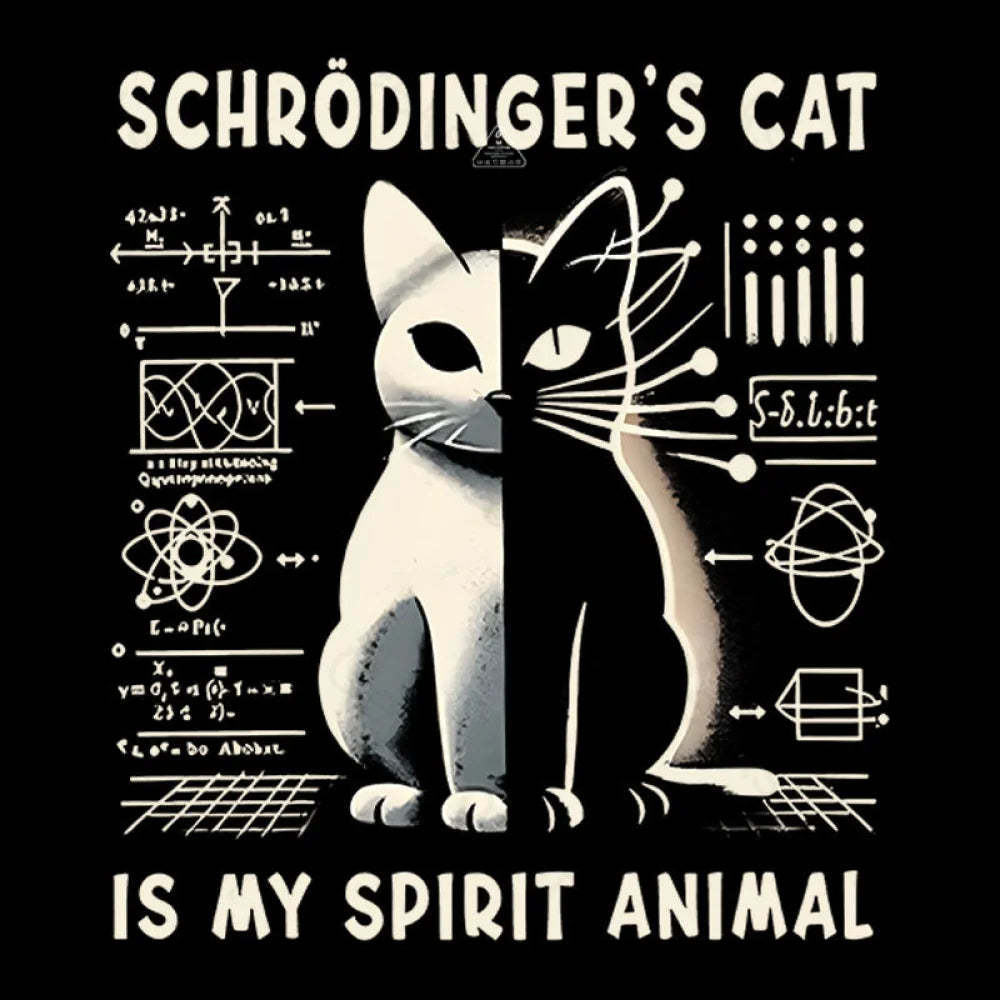 Schrodinger’s Сat Science Nerd T-Shirt
