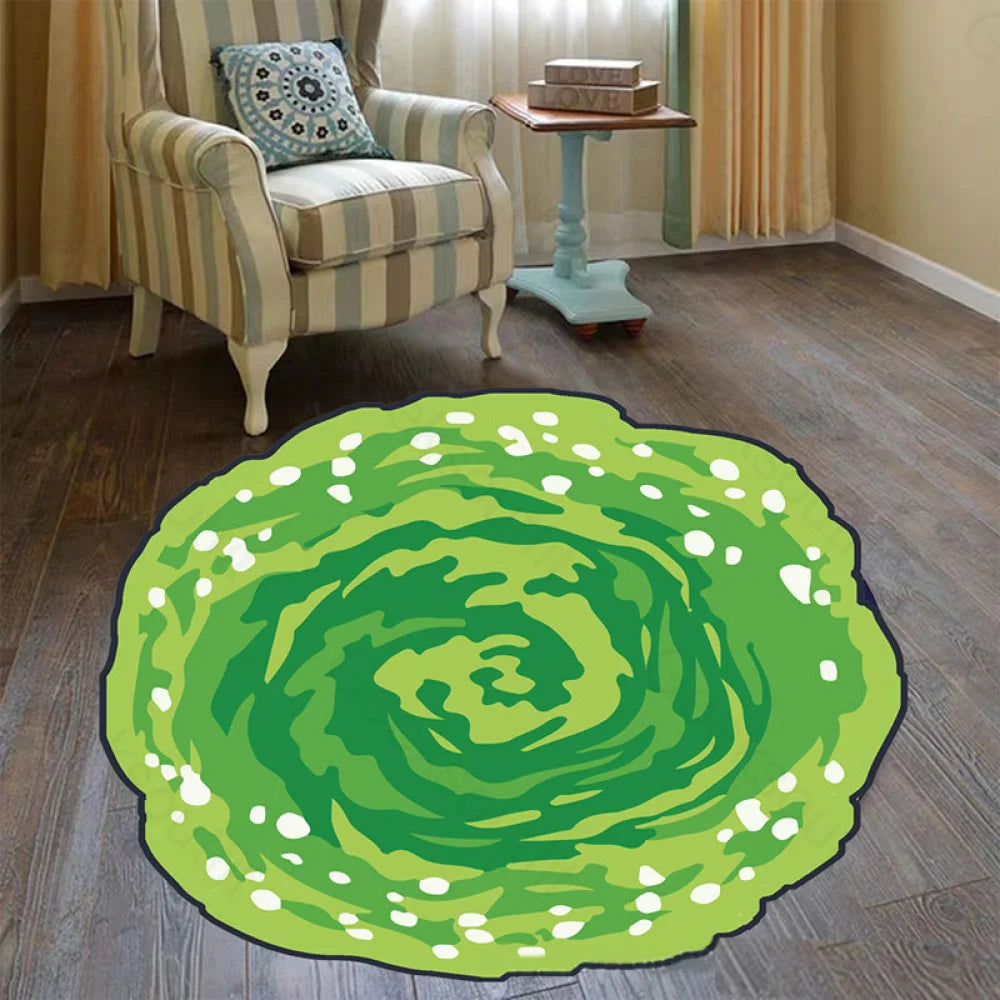 Sci-Fi Portal Funny Diatom Rug 60X60Cm