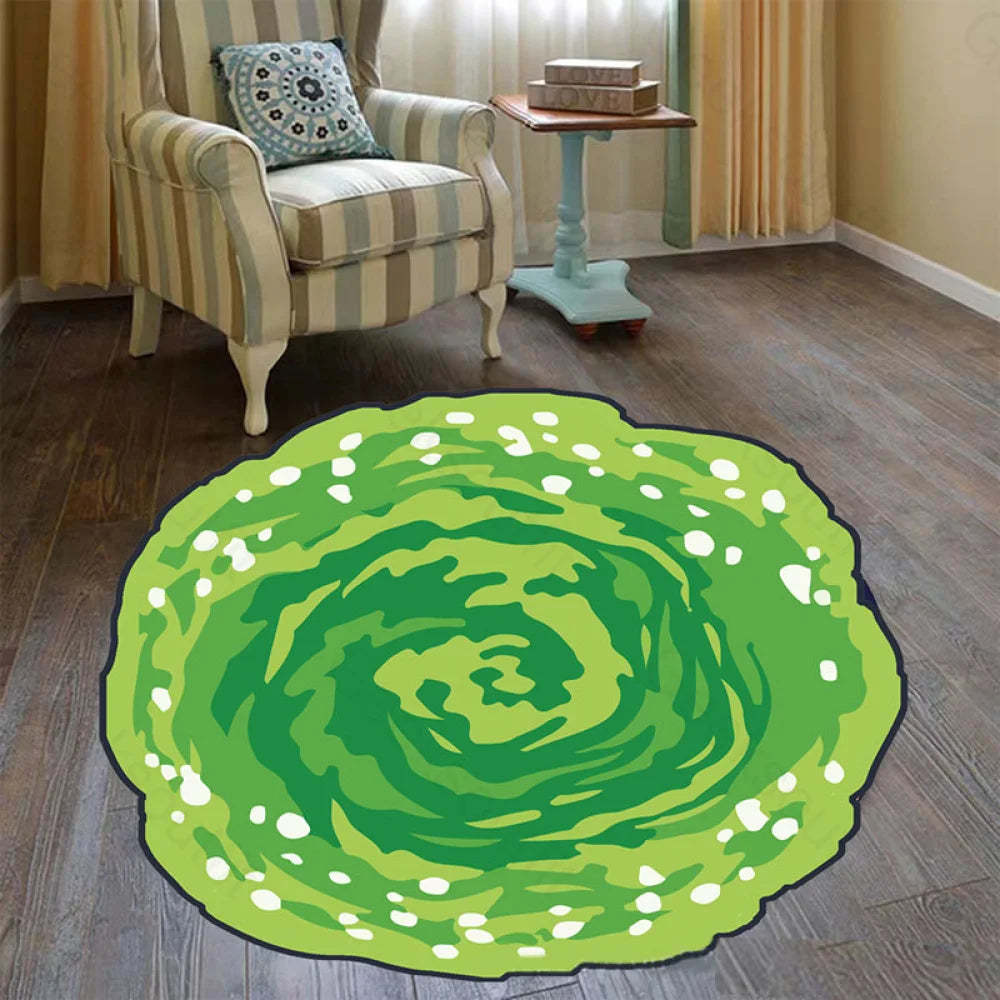 Sci-Fi Portal Funny Diatom Rug 60X60Cm