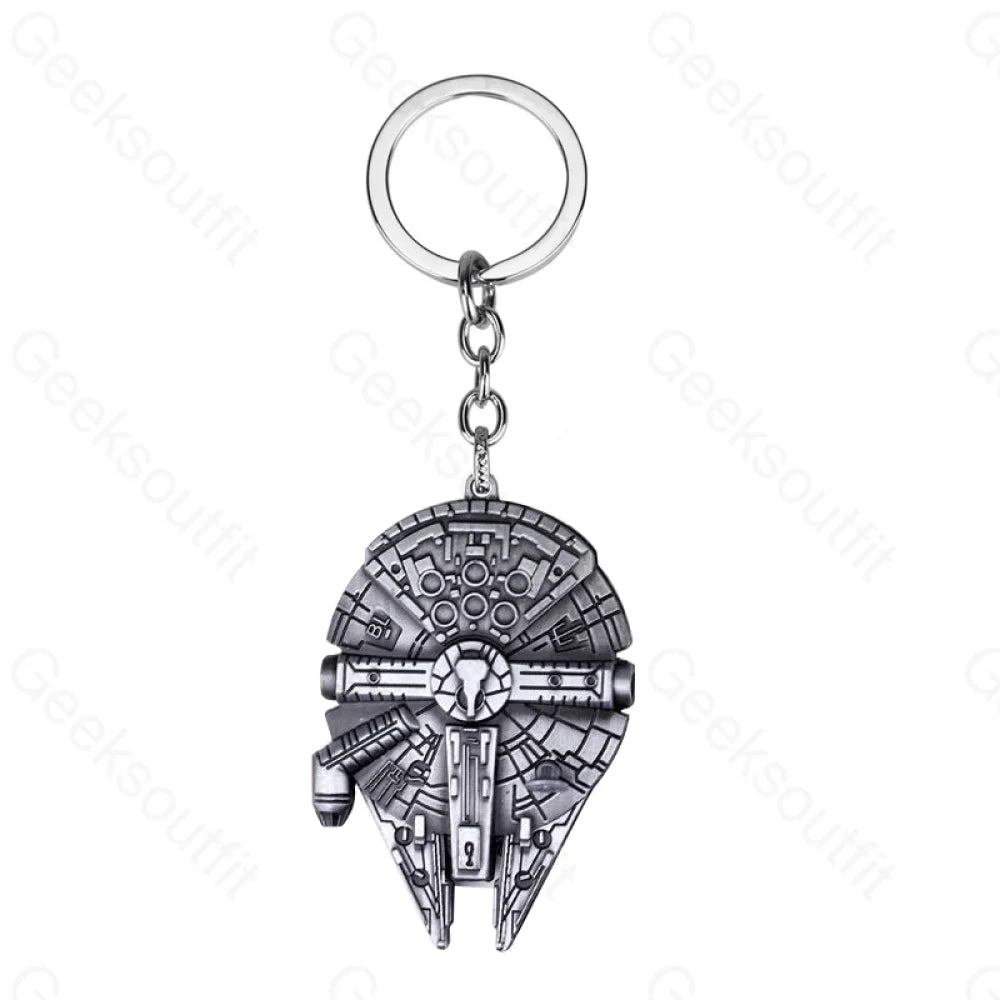 Sci-Fi Spaceship Battleship Keychain Kc0039