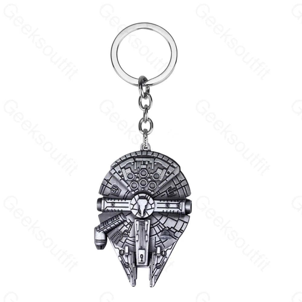 Sci-Fi Spaceship Battleship Keychain Kc0039