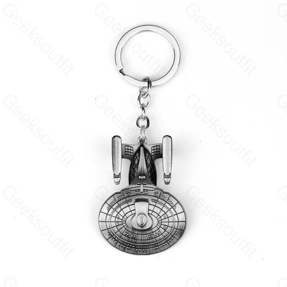 Sci-Fi Spaceship Battleship Keychain Kc0045
