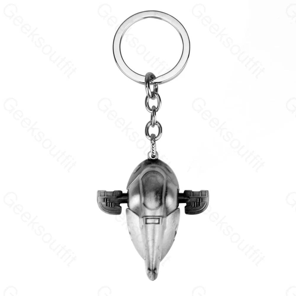 Sci-Fi Spaceship Battleship Keychain Kc0060