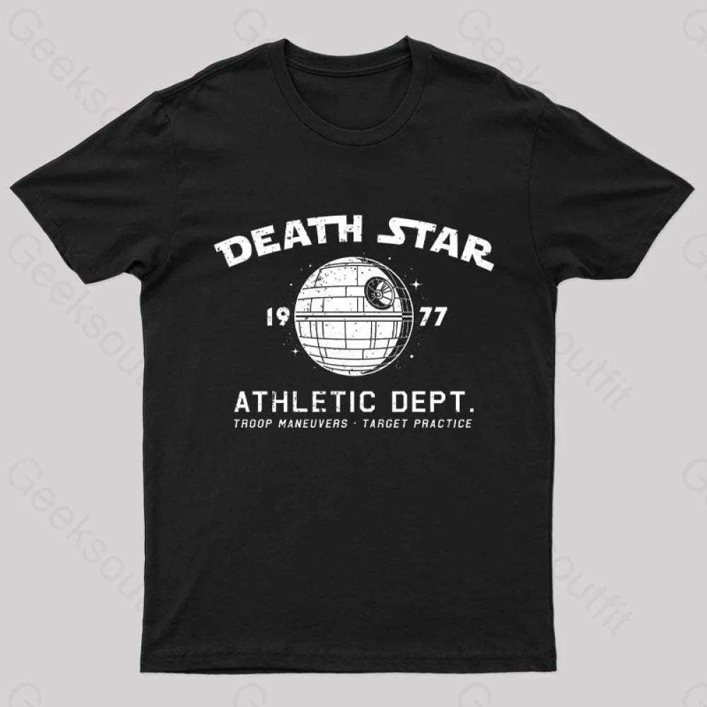 Sci-Fitness - Death Star Nerd T-Shirt Black / S