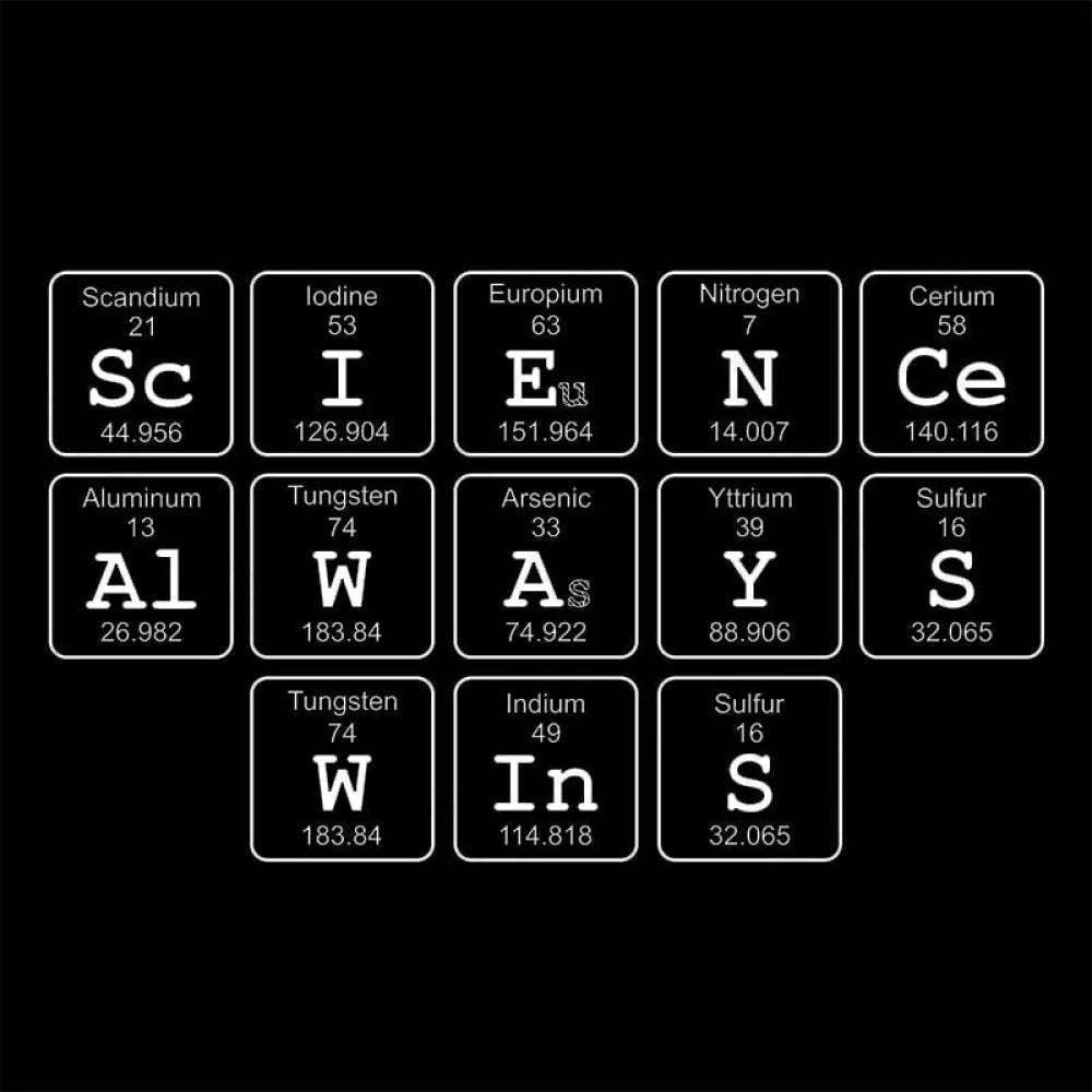 Science Always Wins Nerd T-Shirt