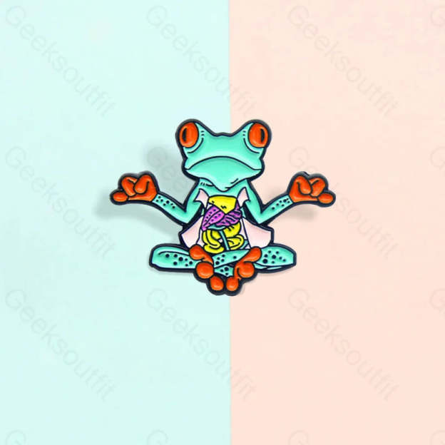 Science Biology Frog Anatomy Class Pins