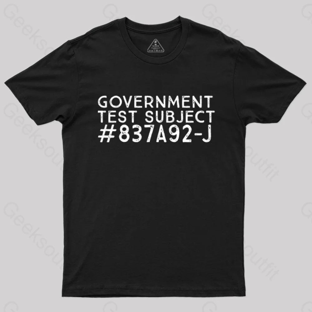 Science Experiment T-Shirt Black / S