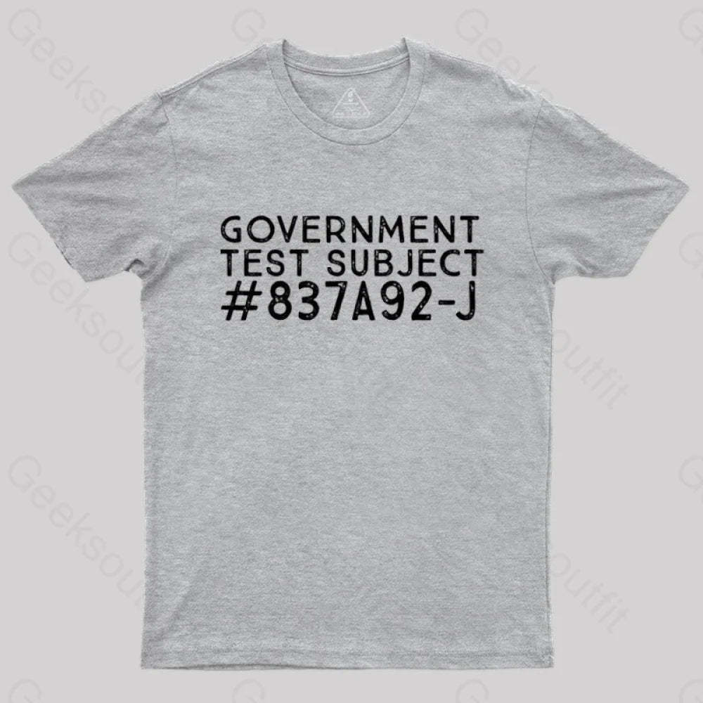 Science Experiment T-Shirt Grey / S