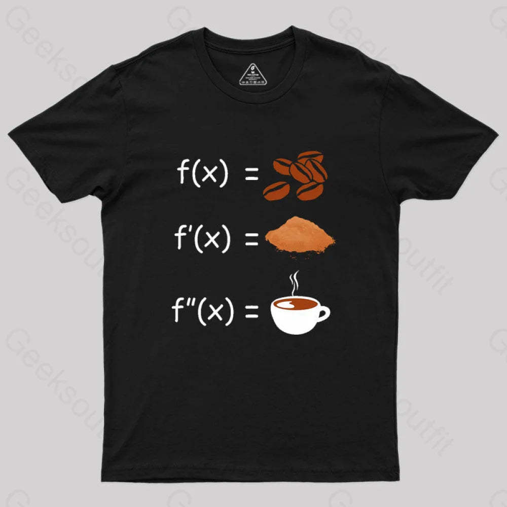 Science Humor Geek T-Shirt Black / S