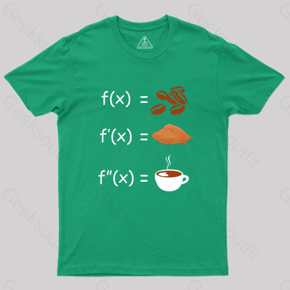 Science Humor Geek T-Shirt Green / S