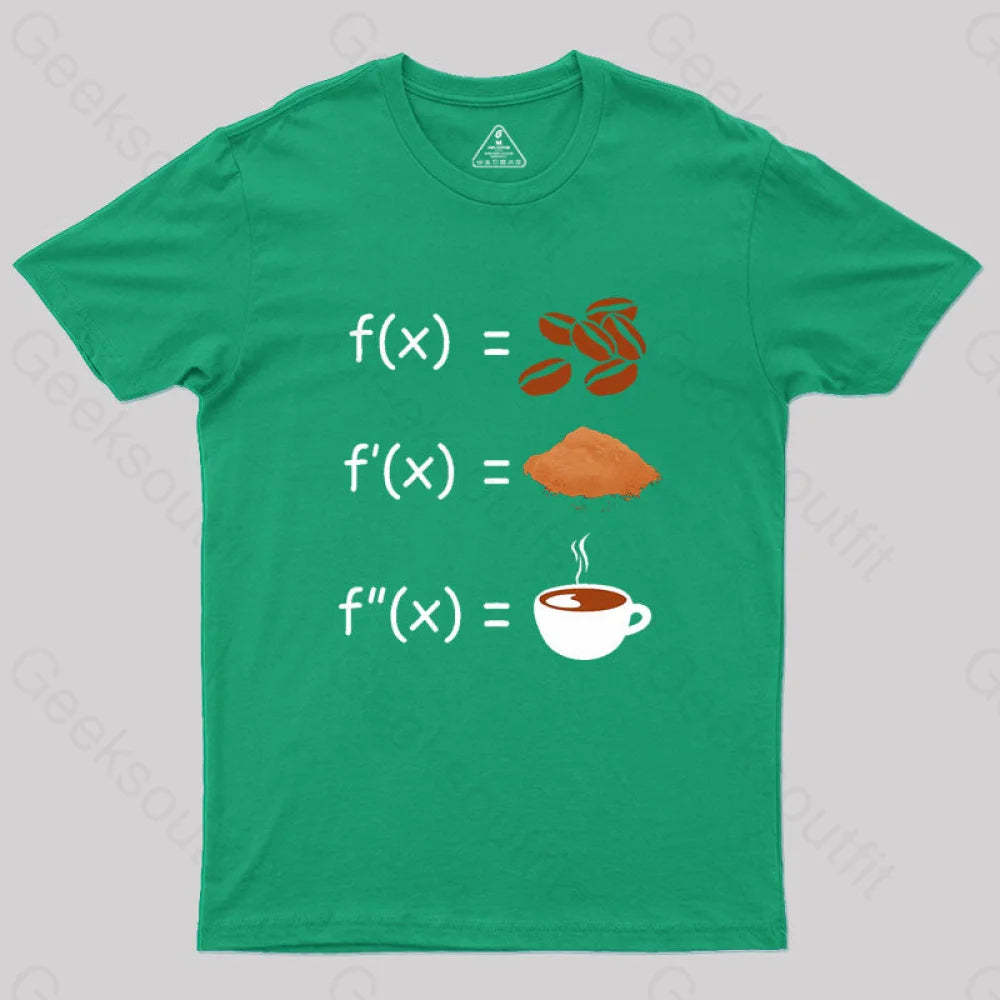 Science Humor Geek T-Shirt Green / S