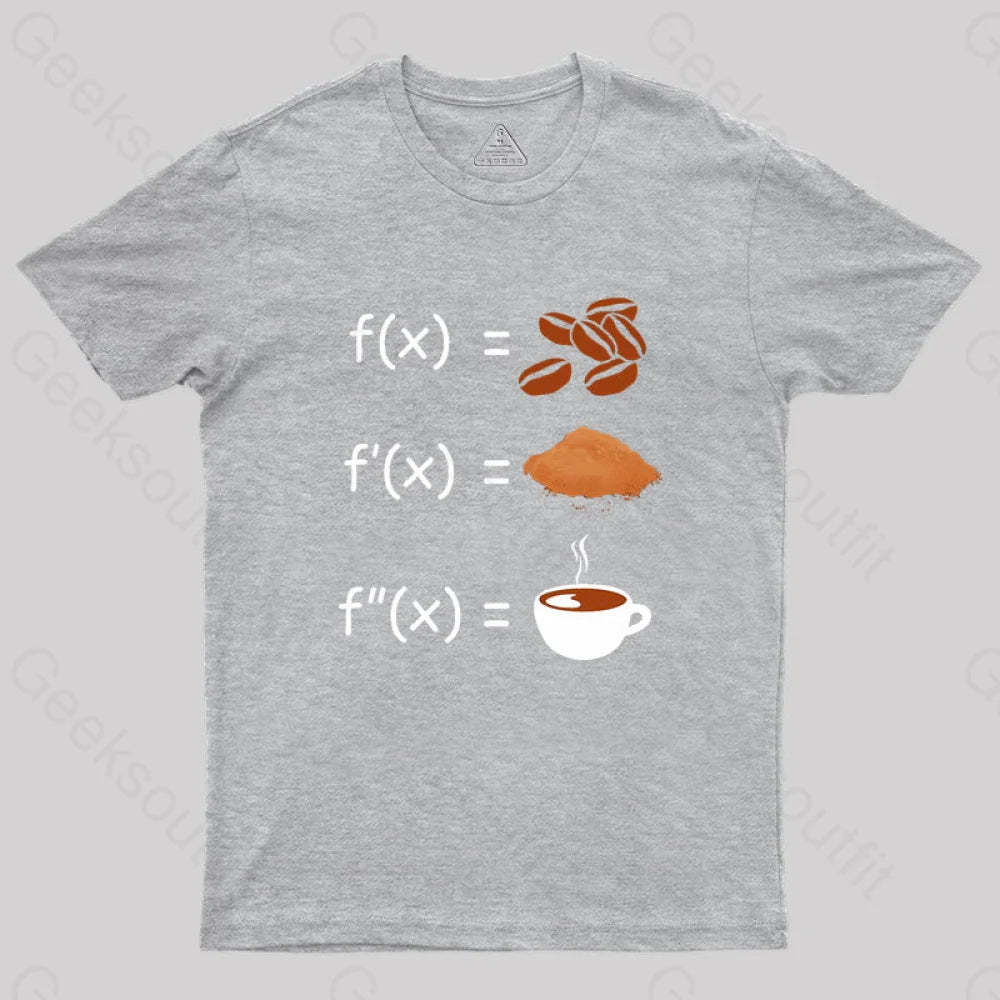 Science Humor Geek T-Shirt Grey / S