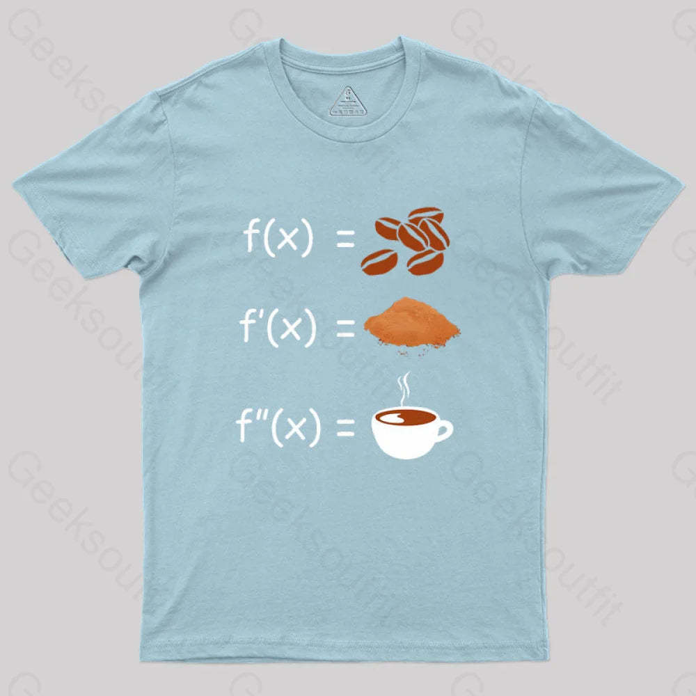 Science Humor Geek T-Shirt Light Blue / S