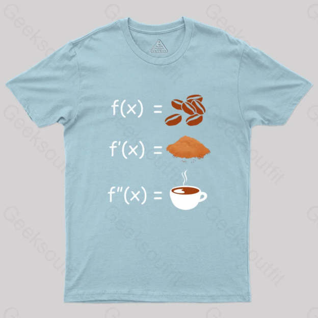 Science Humor Geek T-Shirt Light Blue / S