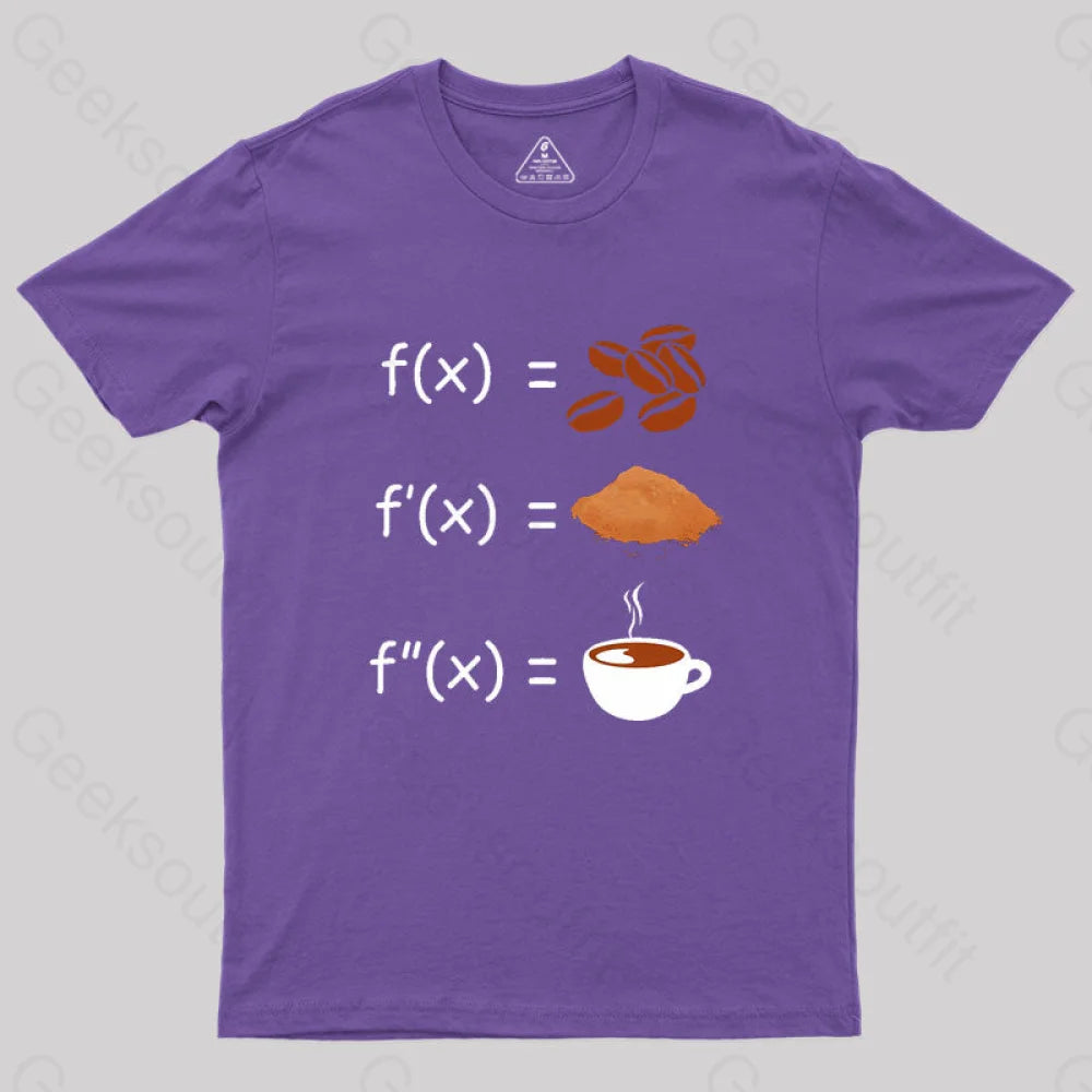 Science Humor Geek T-Shirt Purple / S