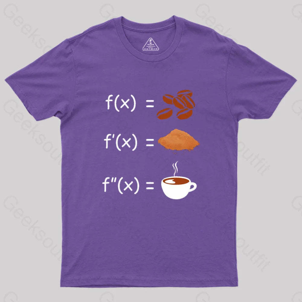 Science Humor Geek T-Shirt Purple / S