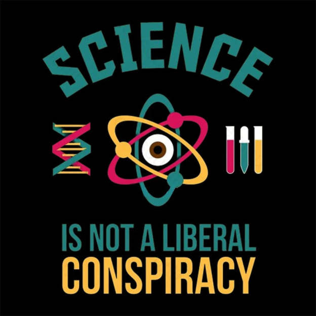 Science Is Not A Liberal Geek T-Shirt