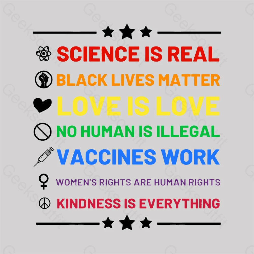 Science Is Real Women��s V-Neck T-Shirt