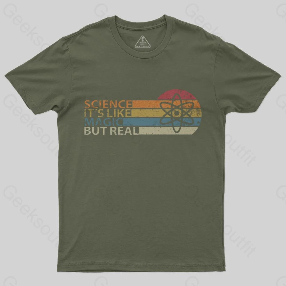 Science It's Like Magic But Real T-Shirt - Geeksoutfit