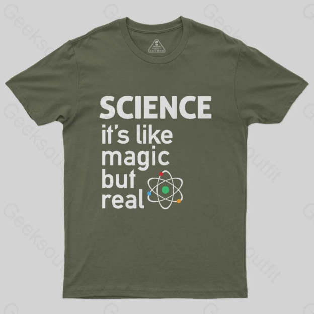 SCIENCE: It's Like Magic, But Real T-Shirt - Geeksoutfit
