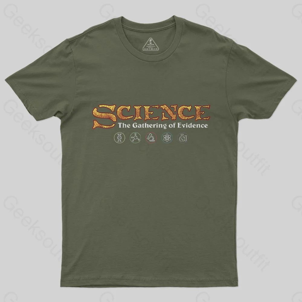 Science The Gathering of Evidence T-Shirt - Geeksoutfit