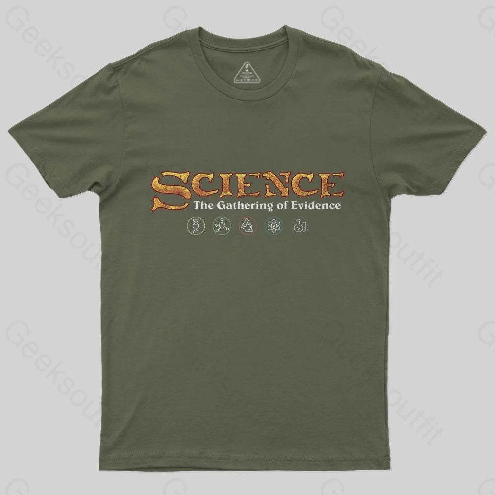 Science The Gathering of Evidence T-Shirt - Geeksoutfit