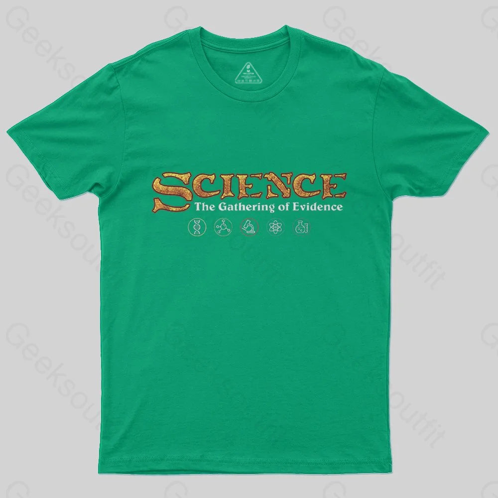 Science The Gathering of Evidence T-Shirt - Geeksoutfit