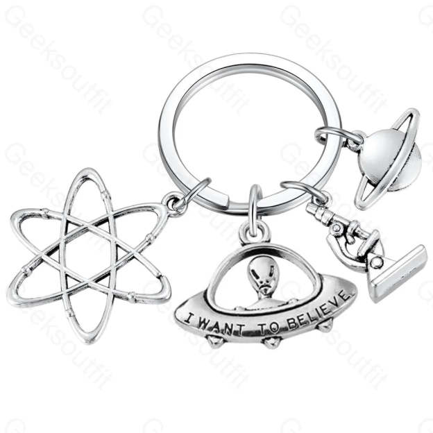 Science Universe Exploration Keychain