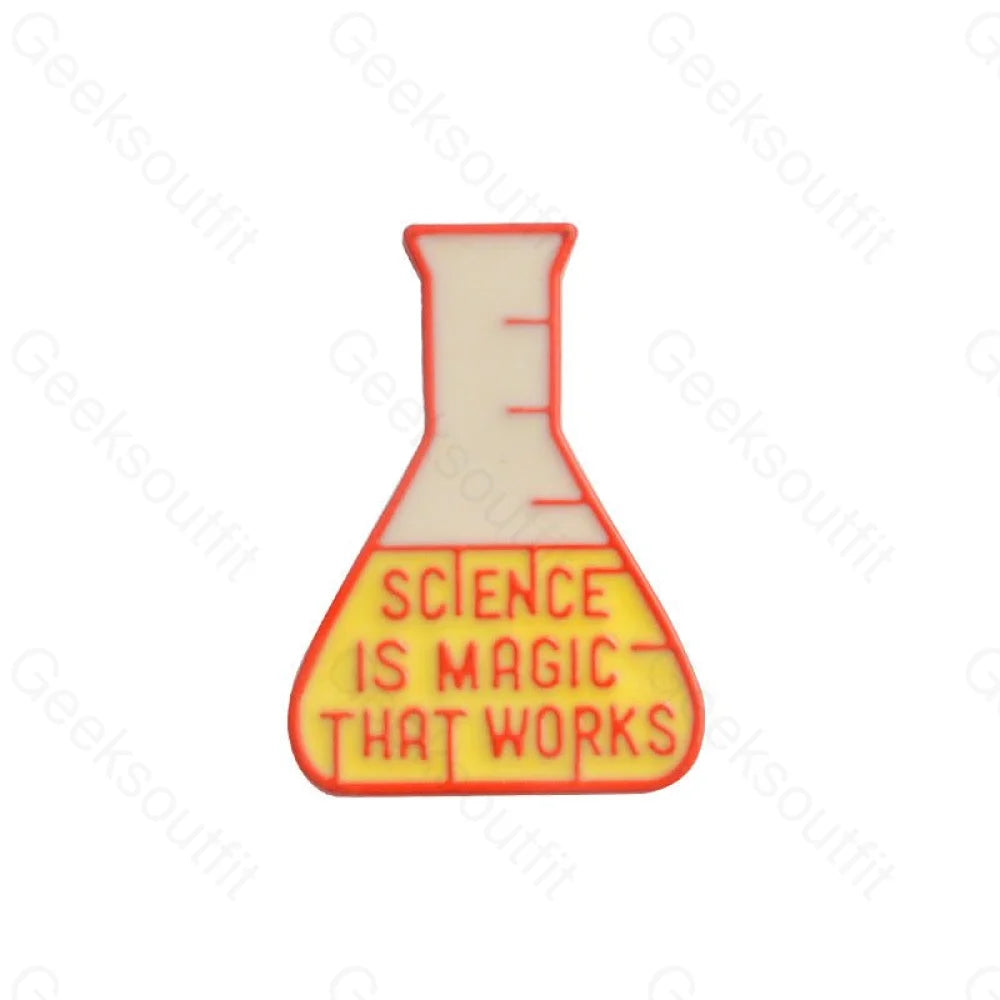Science Works Enamel Pins - Geeksoutfit