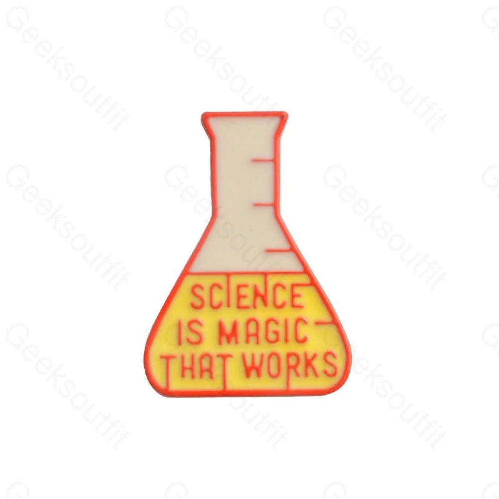 Science Works Enamel Pins - Geeksoutfit
