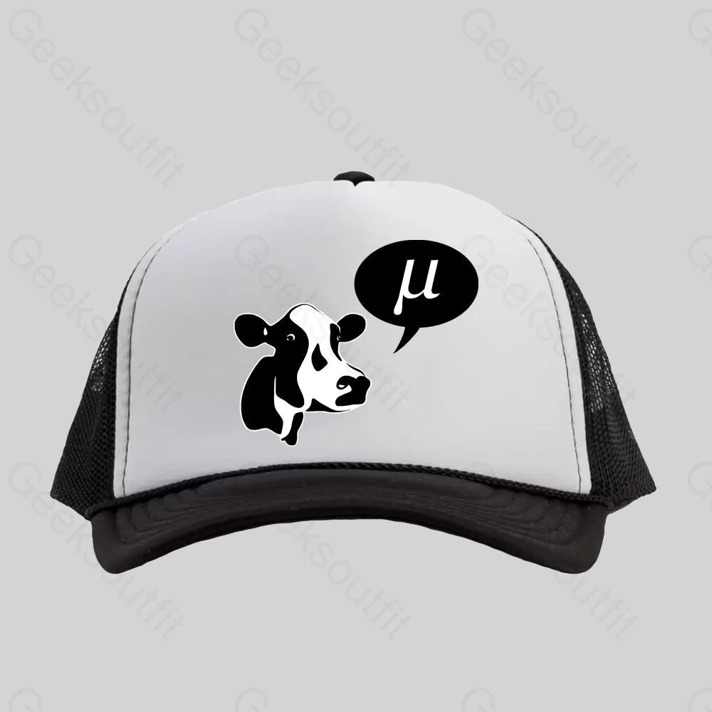 Scientific Cow Goes Mu Trucker Hat - Geeksoutfit