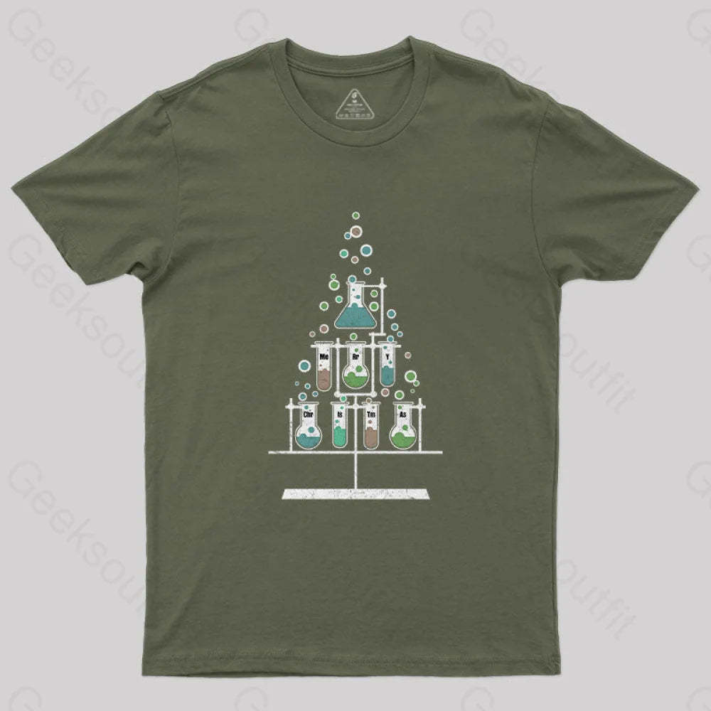 Scientific Instrumentation Experiment T-Shirt Army Green / S Yc