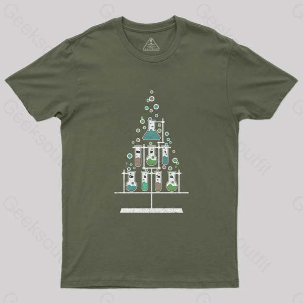 Scientific Instrumentation Experiment T-Shirt Army Green / S Yc