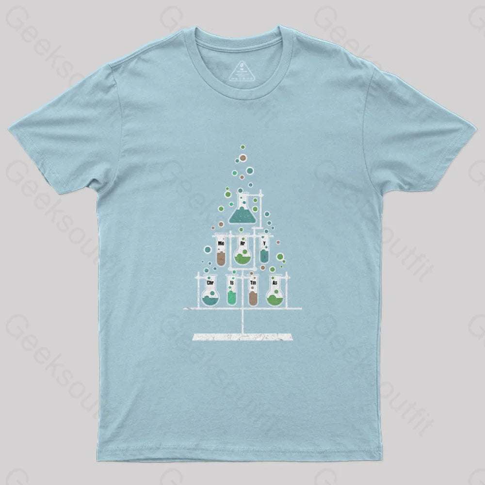 Scientific Instrumentation Experiment T-Shirt Light Blue / S Yc