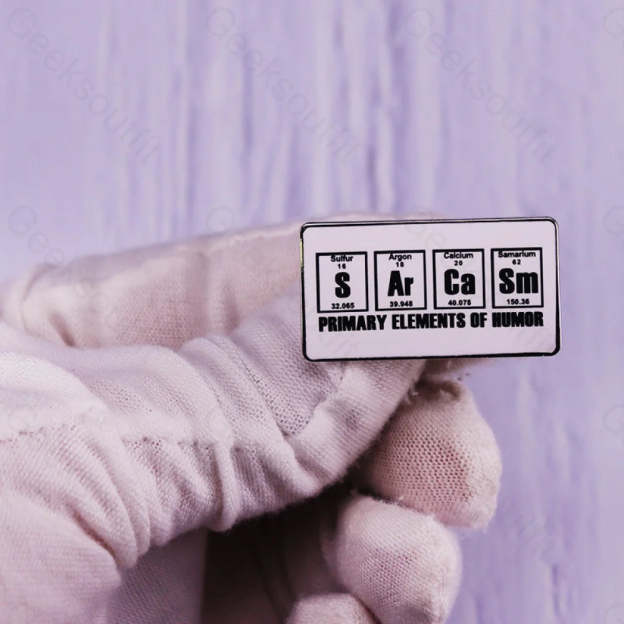 Scientific Satire S Ar Ca Sm Pins